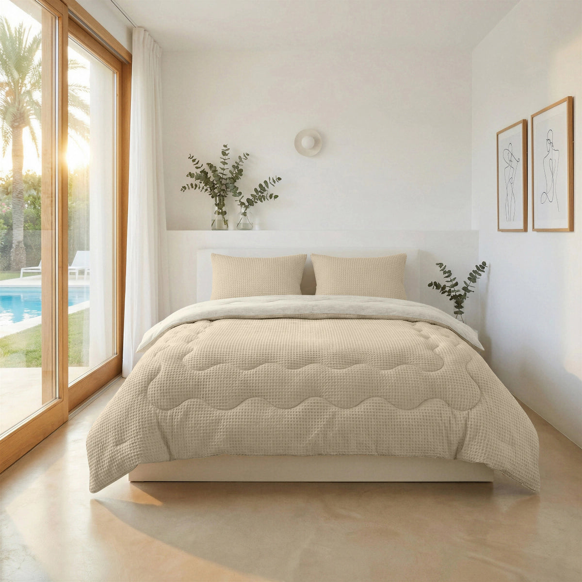 Zelesta Special Cooling Serene Sommerbettdecke - Sand