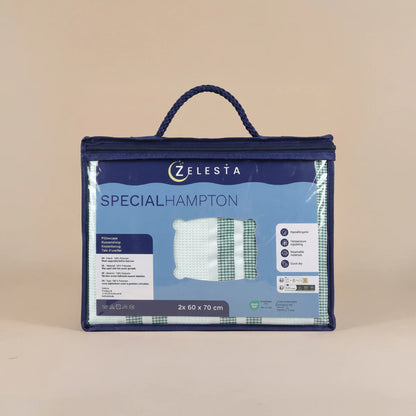 Zelesta Special Hampton Kissenbezug 2er-Set - Grün