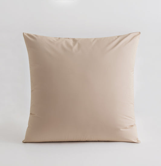 Zelesta Pure Duo No Stitch Baumwolle Kissenbezüge Set von 2 - Cremefarben