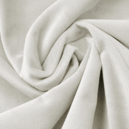 Samt-Spannbettlaken Creme