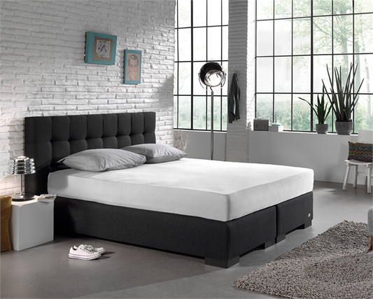 Spannbetttuch Single Jersey Weiß