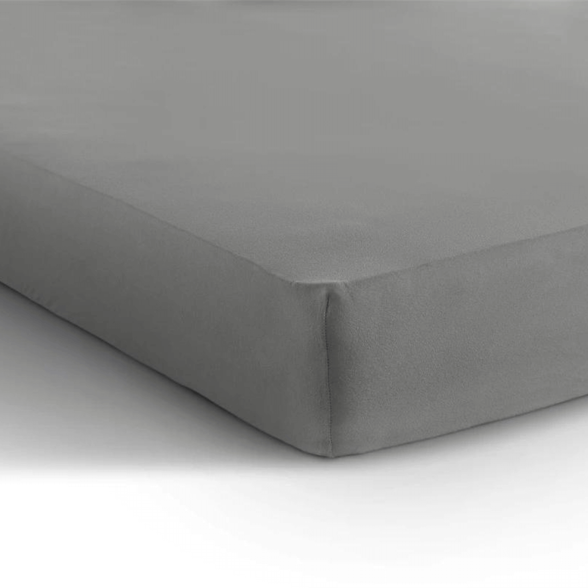 Spannbetttuch Doppel Jersey Grau