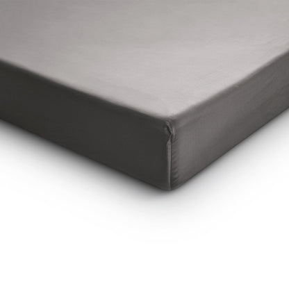 Primaviera Satin Deluxe Spannbetttuch Grau