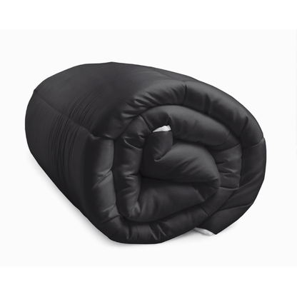 Zelesta Royalbed Waschbarer Bezug Schwarz Extra Decker Bett fur Camping